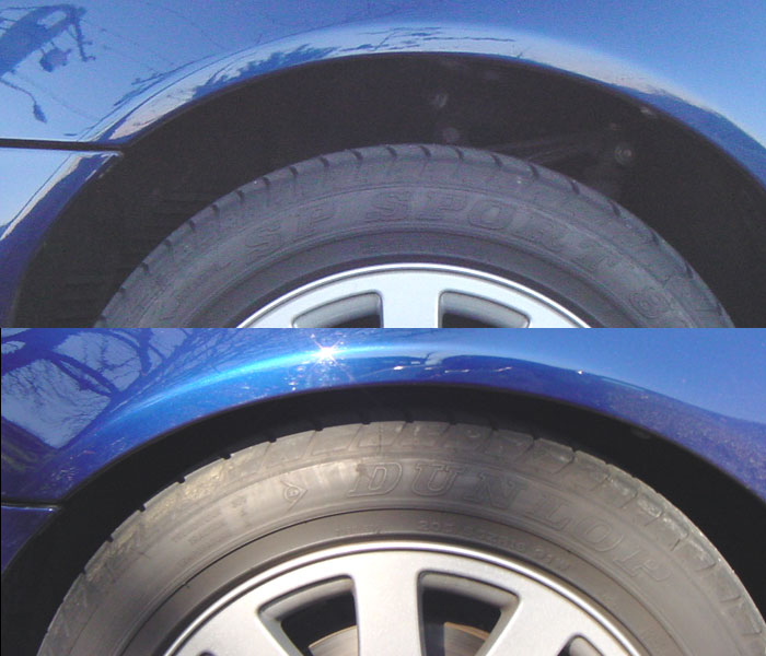 Front wheel gap